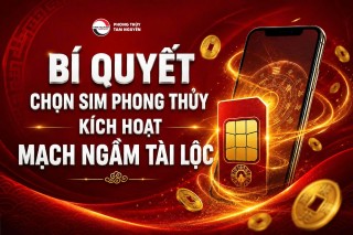 BÍ QUYẾT CHỌN SIM PHONG THỦY KÍCH HOẠT MẠCH NGẦM TÀI LỘC