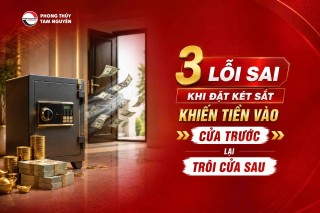 3 LỖI SAI KHI ĐẶT KÉT SẮT KHIẾN TIỀN VÀO CỬA TRƯỚC LẠI TRÔI CỬA SAU