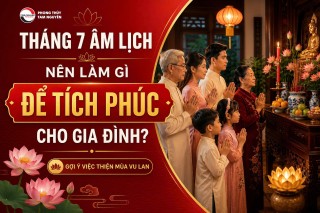 THÁNG 7 ÂM LỊCH NÊN LÀM GÌ ĐỂ TÍCH PHÚC CHO GIA ĐÌNH?