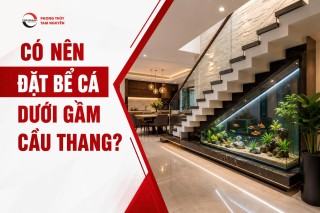 CÓ NÊN ĐẶT BỂ CÁ DƯỚI GẦM CẦU THANG?