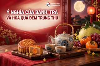 Ý NGHĨA CỦA BÁNH, TRÀ VÀ HOA QUẢ ĐÊM TRUNG THU