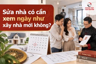 SỬA NHÀ CÓ CẦN XEM NGÀY NHƯ XÂY NHÀ MỚI KHÔNG?