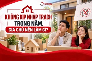 KHÔNG KỊP NHẬP TRẠCH TRONG NĂM, GIA CHỦ NÊN LÀM GÌ?